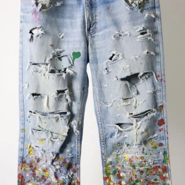 Levi's(リーバイス)の90s Levi's 517 orangetab paint jeans USA メンズのパンツ(デニム/ジーンズ)の商品写真