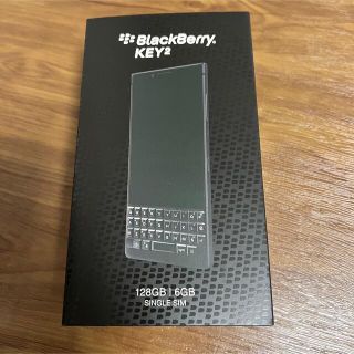 ブラックベリー(BlackBerry)の未使用品　FOX BlackBerry KEY2/Black 日本国内正規品(スマートフォン本体)