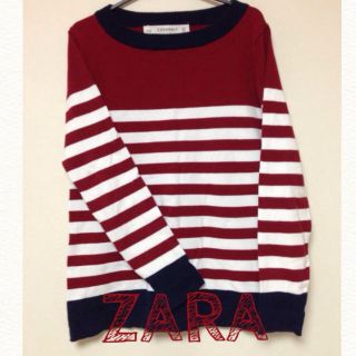 ザラ(ZARA)のZARA ボーダーニット(ニット/セーター)