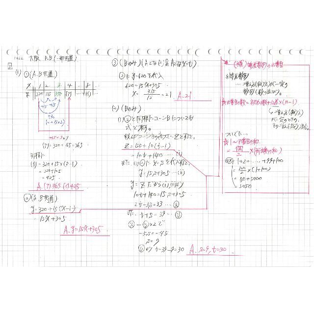 塾講師オリジナル数学解説 全問動画付 大阪B 公立高校入試 2022 過去問 ...