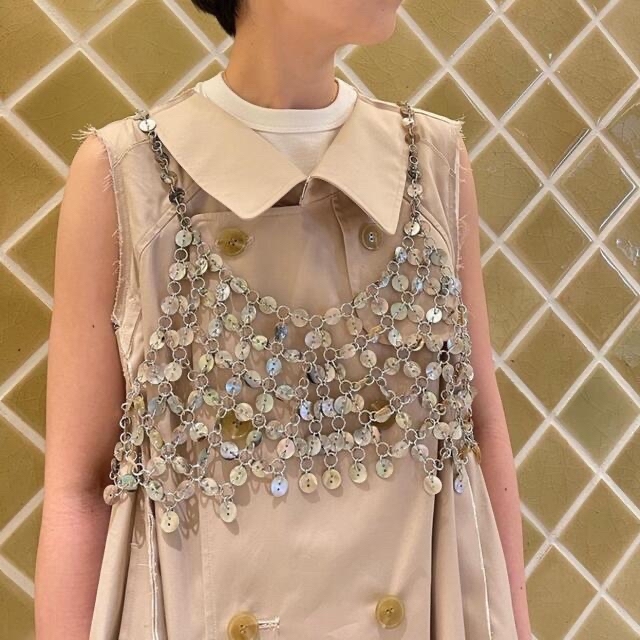 chikakisada フリンジベスト smcint.com