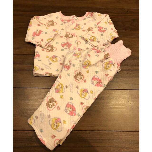 Disney(ディズニー)のディズニープリンセス　100センチ　パジャマ キッズ/ベビー/マタニティのキッズ服女の子用(90cm~)(パジャマ)の商品写真