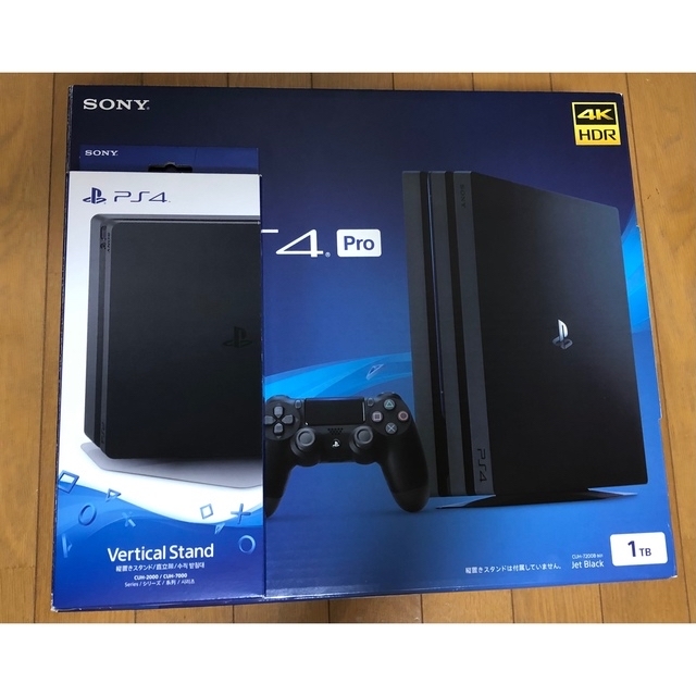 返品送料無料 PS4 Pro ジェットブラック1TB + 縦置きスタンド asakusa ...