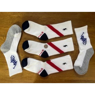 ポロラルフローレン(POLO RALPH LAUREN)の新品ポロラルフローレン RALPH LAUREN 子供靴下5足セット128(靴下/タイツ)