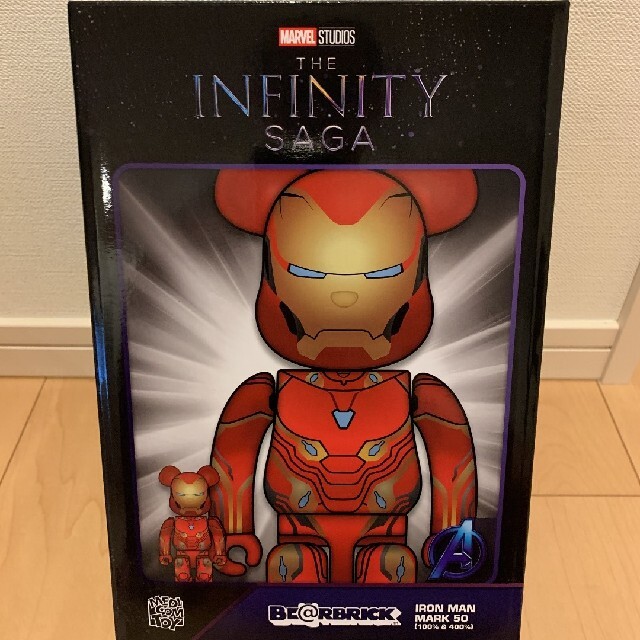 新品未使用　BE@RBRICK IRON MAN MARK50 100&400%