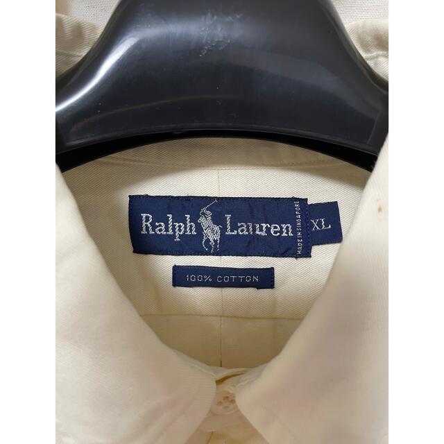 POLO RALPH LAUREN(ポロラルフローレン)のラルフローレン　ウィングフット　シャツ　ダブルアールエル　ビンテージ　ポロベア メンズのトップス(シャツ)の商品写真