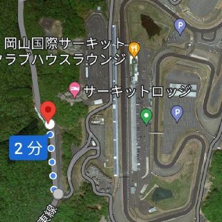 2022 8/6 花火大会　岡山国際サーキット前駐車場　5m未満　1台分(その他)