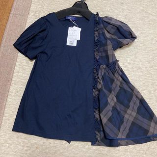 エムズグレイシー チェックと無地のチュニック新品 - チュニック