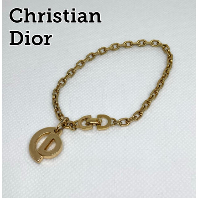 クリスチャンディオール Dior  ゴールド 丸CDロゴ連結 ブレスレット