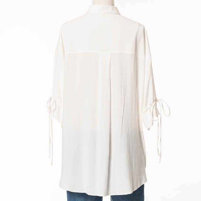 Her lip to(ハーリップトゥ)のherlipto Linen-Blend Multi Sheer Shirt   レディースのトップス(シャツ/ブラウス(長袖/七分))の商品写真