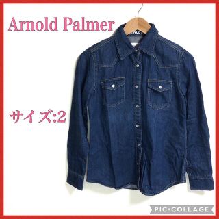 アーノルドパーマー(Arnold Palmer)の1点限り！【フォロー割】アーノルドパーマー デニムシャツ レディース 長袖(シャツ/ブラウス(長袖/七分))