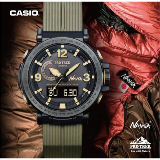 セットアップ CASIO - NANGA PROTREK PRW-6630NA-1A3JRナンガ プロ