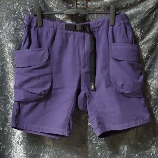 ゴーヘンプ(GO HEMP)のGOHEMP　HEMP UTILITY SHORTS　パープル(ショートパンツ)