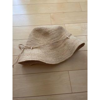 ムジルシリョウヒン(MUJI (無印良品))の無印　帽子　ラフィア(麦わら帽子/ストローハット)