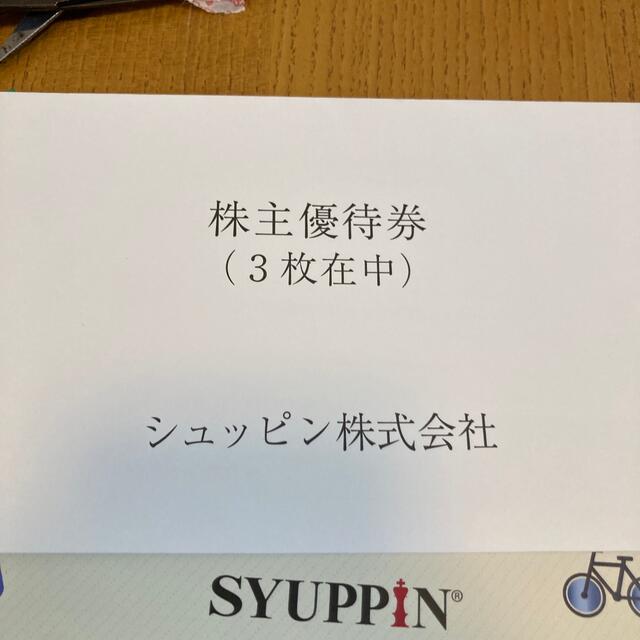 シュッピン　株主優待　2枚セット　最新