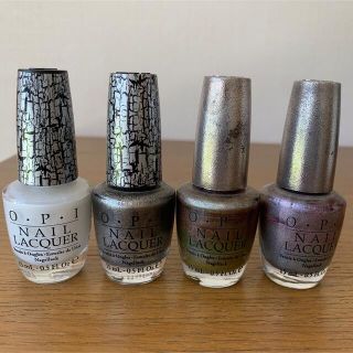 オーピーアイ(OPI)のOPI マニキュア ネイルカラー　ポリッシュ　ラメ　ひび割れ　クラックアート(マニキュア)