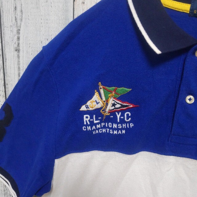 POLO RALPH LAUREN(ポロラルフローレン)の【レアデザイン】POLO RALPH LAUREN マルチカラー　ポロシャツ メンズのトップス(ポロシャツ)の商品写真