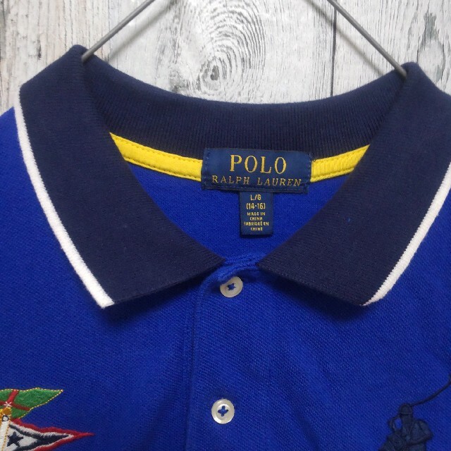 POLO RALPH LAUREN(ポロラルフローレン)の【レアデザイン】POLO RALPH LAUREN マルチカラー　ポロシャツ メンズのトップス(ポロシャツ)の商品写真