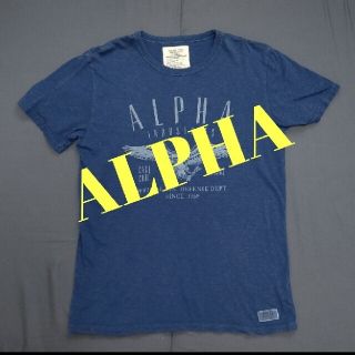 アルファインダストリーズ(ALPHA INDUSTRIES)のALPHA Tシャツ（紺色）X-LARGE(Tシャツ/カットソー(半袖/袖なし))