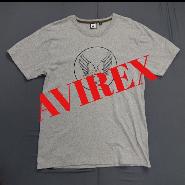 AVIREX(アヴィレックス)のAVIREX Tシャツ（グレー）XL メンズのトップス(Tシャツ/カットソー(半袖/袖なし))の商品写真