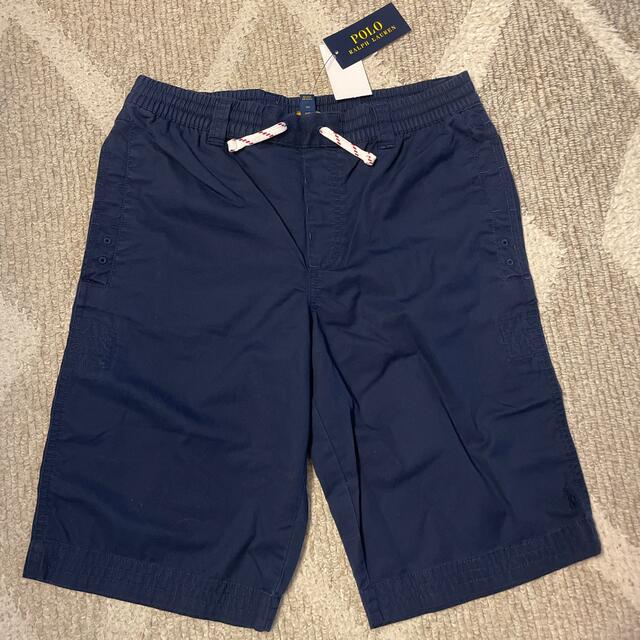 POLO RALPH LAUREN(ポロラルフローレン)の新品タグ付き！ラルフローレン定番ハーフパンツステッチ入り★160センチ相当 キッズ/ベビー/マタニティのキッズ服男の子用(90cm~)(パンツ/スパッツ)の商品写真