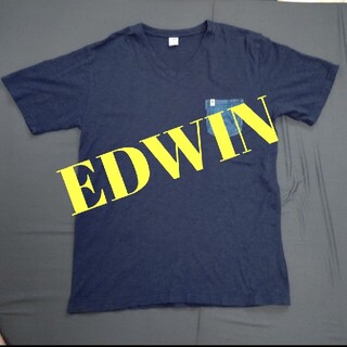 エドウィン(EDWIN)のEDWIN Tシャツ（紺色）X-LARGE(Tシャツ/カットソー(半袖/袖なし))