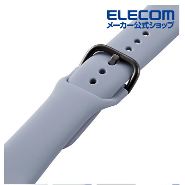 ELECOM(エレコム)のApple　Watch用シリコンバンド　ニュアンスカラー レディースのファッション小物(腕時計)の商品写真