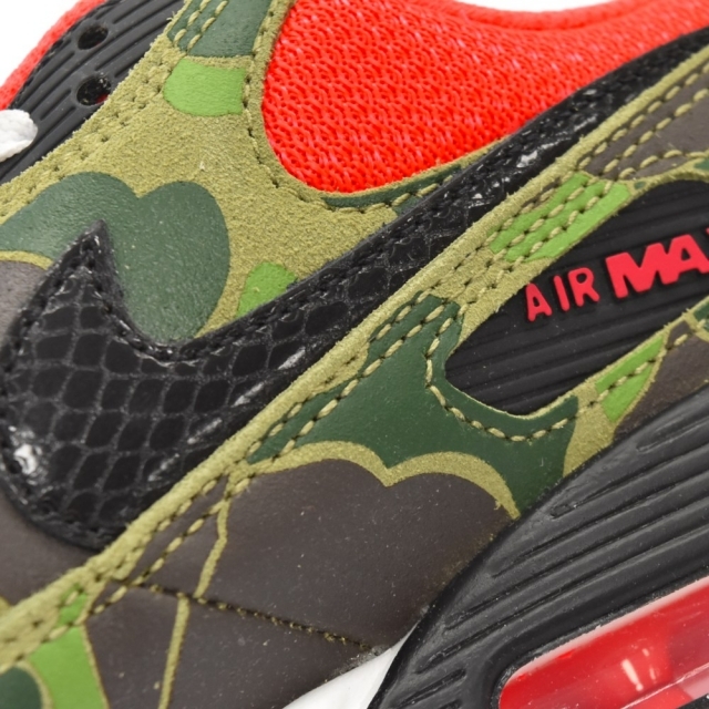 NIKE(ナイキ)のNIKE ナイキ AIR MAX 90 SP REVERSE DUCK CAMO INFRARED エアマックス90リバースダックカモ ローカットスニーカー ピンク/カーキUS8.5 CW6024-600 メンズの靴/シューズ(スニーカー)の商品写真