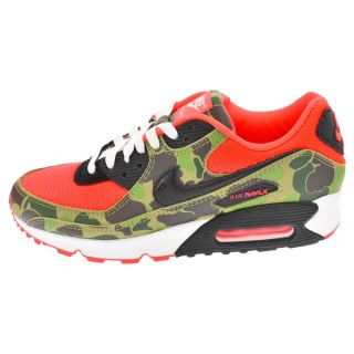 ナイキ(NIKE)のNIKE ナイキ AIR MAX 90 SP REVERSE DUCK CAMO INFRARED エアマックス90リバースダックカモ ローカットスニーカー ピンク/カーキUS8.5 CW6024-600(スニーカー)