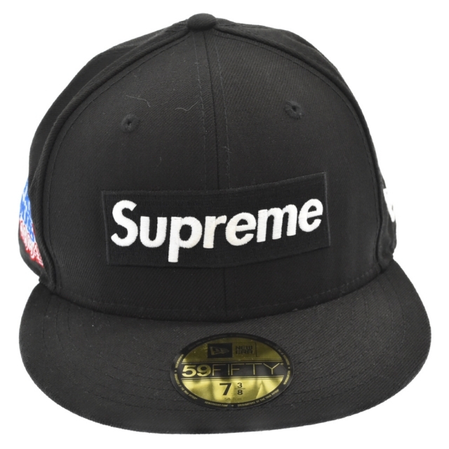 SUPREME シュプリーム 20AW ×NEW ERA WORLDFAMOUS BOX LOGO CAP ×ニューエラ ワールドフェイマス ボックスロゴベースボールキャップ ブラック