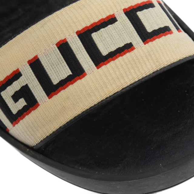 Gucci(グッチ)のGUCCI グッチ 18SS STLIPE TAPE LOGO SANDAL 523769 ストライプテープロゴサンダル ストラップスポーツサンダル メンズの靴/シューズ(サンダル)の商品写真