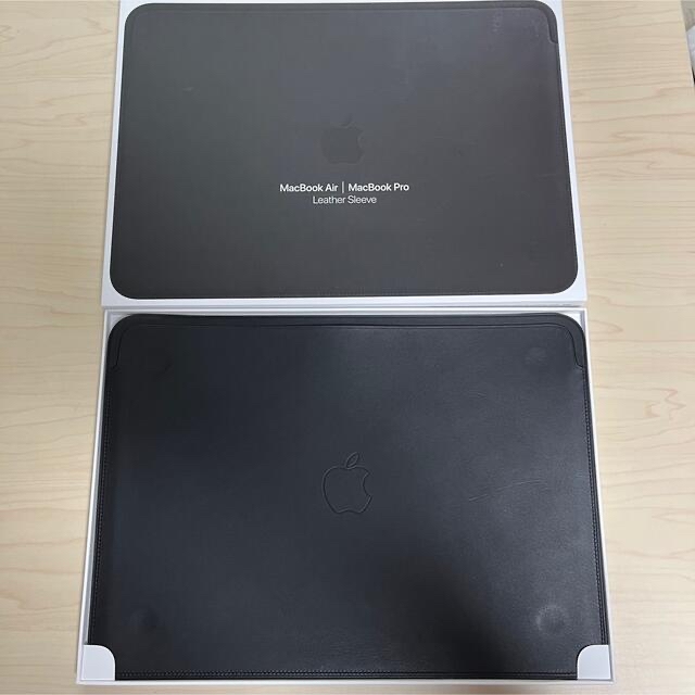Apple 純正 レザー ケース 13 MacBook Air/Pro用 黒
