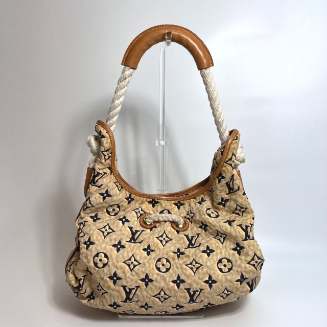 ショルダーバッグルイヴィトン LOUIS VUITTON ビュルMM M40236 クルーズライン 鞄 ショルダーバッグ ナイロン/レザー ベージュ