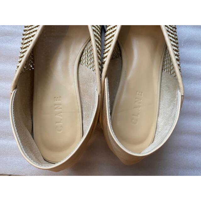 CLANE(クラネ)のCLANE 2WAYメッシュフラットシューズ パンプス 36 オフホワイト レディースの靴/シューズ(サンダル)の商品写真