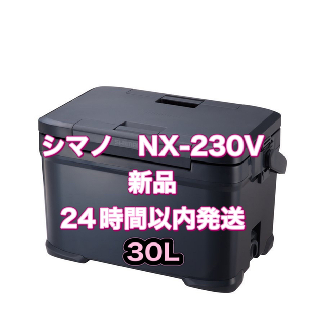 【新品・未使用】シマノ アイスボックス NX-230V EL チャコール スポーツ/アウトドアのフィッシング(その他)の商品写真
