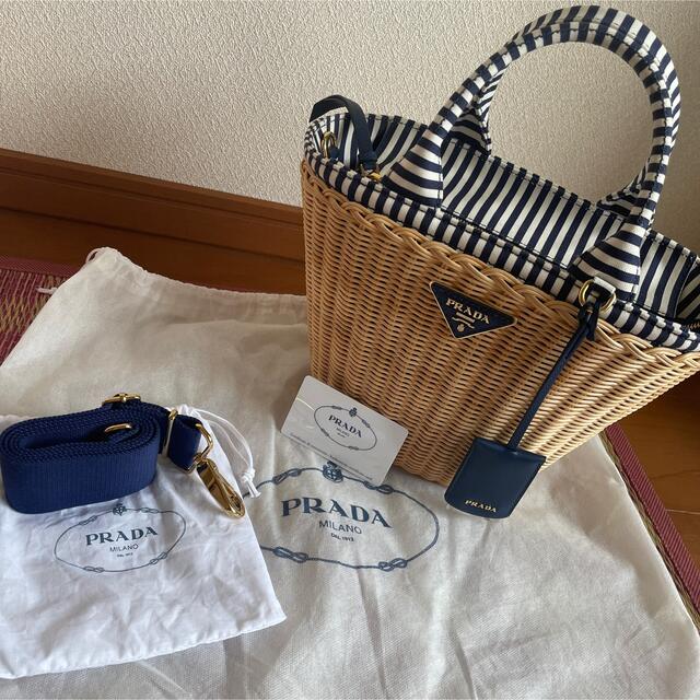 SALE／55%OFF】 PRADA プラダ かごバッグ かごバッグ+ストローバッグ