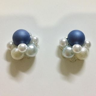 ＊Blue perl pierce&earring＊(ピアス)