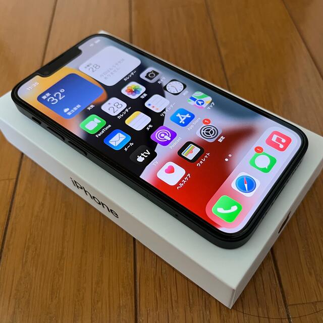 【美品ケース・フィルム付】iPhone13mini 128GB ミッドナイト