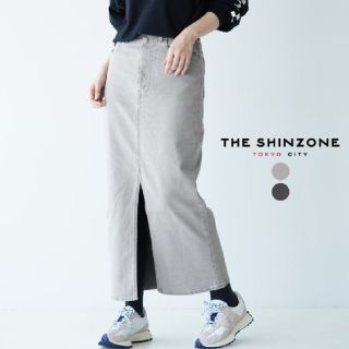 シンゾーン(Shinzone)のTHE SHINZONE デニム スリット スカート SLIT SKIRT(ロングスカート)