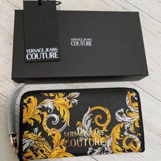 気質アップ】 ヴェルサーチジーンズクチュール 長財布 バロック3 長