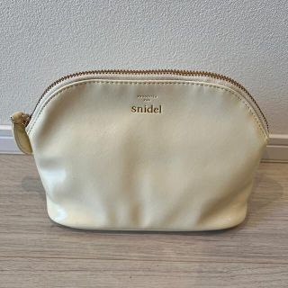 スナイデル(SNIDEL)の未使用☆スナイデル　ポーチ　クリーム色　(ポーチ)