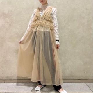 10/15まで最終お値下げ chika kisada チュールワンピース