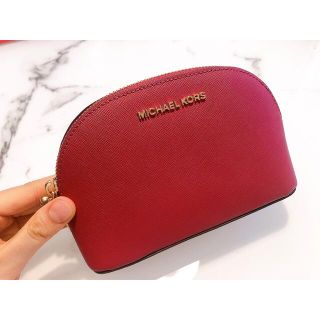 マイケルコース(Michael Kors)のマイケルコース MICHEAL KORS ポーチ 赤(ポーチ)