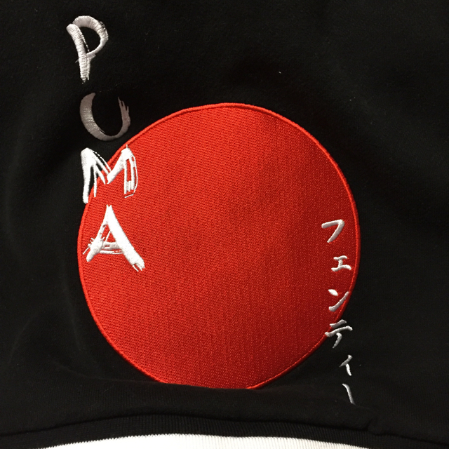 PUMA(プーマ)のあかさたな様専用本物Rihanna×pumaパーカー黒リアーナfenty レディースのトップス(パーカー)の商品写真