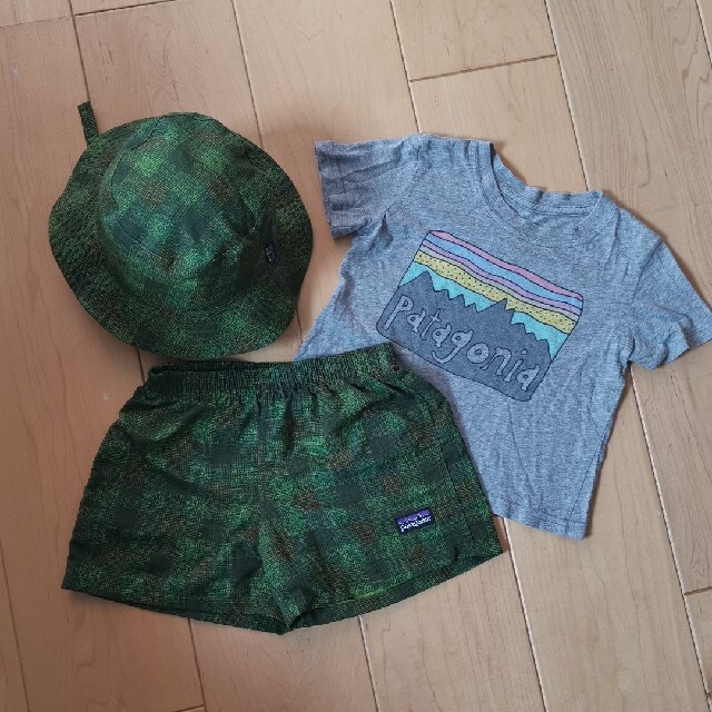 patagonia(パタゴニア)のpatagoniaパタゴニア　キッズsummerセット キッズ/ベビー/マタニティのキッズ服男の子用(90cm~)(Tシャツ/カットソー)の商品写真