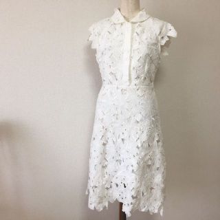 シックウィッシュ(Chicwish)のCHIC WISH　レース　ワンピース　Ｓ(ひざ丈ワンピース)