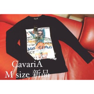 キャバリア(CavariA)の【新品】CavariA 転写エンボスガールズフォトプリントTシャツ【完売品】(Tシャツ/カットソー(七分/長袖))