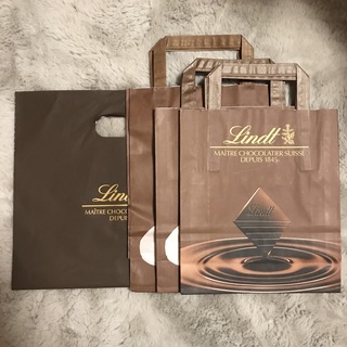 リンツ(Lindt)のLindt 紙袋　3枚(菓子/デザート)