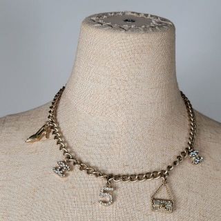 CHANEL - レア確実正規品 シャネル ラインストーン ネックレスの通販