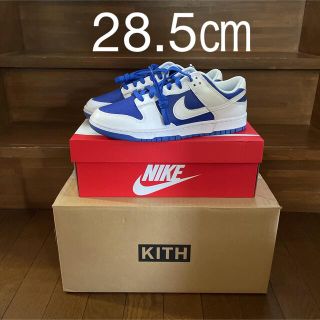 ナイキ(NIKE)のNIKEダンクローレーサーブルー＆ホワイト　リバースケンタッキー　28.5㎝(スニーカー)